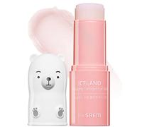 The SAEM Iceland Hydrating Collagen Eye Stick 0.6 oz Moisturizing Anti-Wrinkle Balm for Flabby Skin, Under-Eye Treatment, Skin Texture Softening Balm, Pink Scent