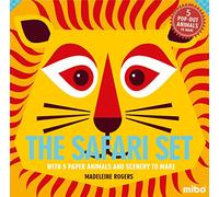 The Safari Set (Mibo): With 5 Paper Animals and Scenery to Make