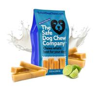 The safest 100% Natural Cheese Chews - Medium (Pack of 6) - NO Chunks, NO preservatives, NO Bad Smell, Great Teeth Cleaner, Super Long-Lasting, for Medium Dogs