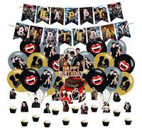 The Saga of Twilight Birthday Decorations, The Saga of Twilight Party Supplies Include Happy Birthday Banner, Cake Topper and Cupcake Toppers, Balloons for Kids Party Decor