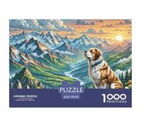 The Saint Bernard 1000 Piece Puzzles Adults Game Challenging Creative Gift Adults for Kids Home Decoration Puzzles 70x50cm/1000pcs