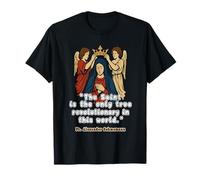 The Saint is The Only Face Inspirational Quote Design T-Shirt