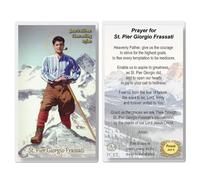 THE SAINTS COLLECTION St Pier Giorgio Fr Laminated Prayer Cards pack of 20
