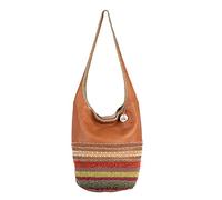 The Sak 120 Hobo Bag - Large Women's Purse & Shoulder Bag - Handbag With Back Zipper Pocket and Magnetic Snap Closure, Tobacco Seminyak, One Size