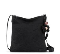 The Sak Basic Crossbody Purse - Cross Body Handbag For Everyday & Travel - Zipper Closure & Adjustable Strap, Black Flower Quilt, One Size