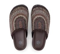 The Sak Bolinas Clog in Crochet and Leather, Slip On Entry, Aspen Stripe, 7 UK