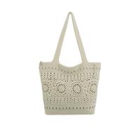 The Sak Crafted Classics Large Carryall - Hand Crochet Women's Purse For Everyday, Travel, Beach Bag - Carryall Shoulder Bag Straps - Natural Medallion