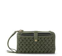 The Sak Iris Smartphone Crossbody Purse - Women's Cellphone Bag & Wallet For Everyday - Convertible Wristlet With Zipper, Moss Cozy, One Size, Smartphone