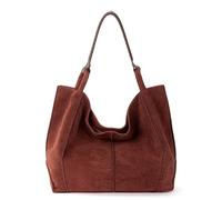 The Sak Los Feliz Large Tote Bag - Woman's Purse For Everyday, Travel, Beach Bag - Roomy Handbag With Shoulder Bag Strap, Cinnamon Suede, One Size