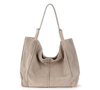 The Sak Los Feliz Large Tote Bag - Woman's Purse For Everyday, Travel, Beach Bag - Roomy Handbag With Shoulder Bag Strap, Sand Suede, One Size