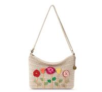 The Sak Lumi Convertible Crossbody Purse - Women's 3-in-1 Handbag for Everyday & Travel -Small Clutch Bag With Zipper Closure, Flower Ecru, One Size