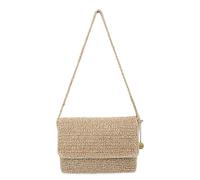 The Sak Marlow Flap Shoulder Bag - Hand-Crocheted Women’s Purse Made from Recycled Materials - Soft, Durable Shoulder Strap, Bamboo Static, One Size, Marlow Flap Shoulder