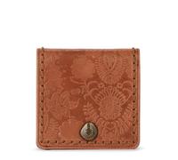 The Sak Mira Small Leather Wallet - Womens Wallet, Snap Closure, Tobacco Floral Emboss, One Size, Mira Small Wallet