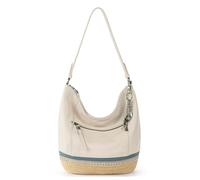 The Sak Sequoia Hobo Bag - Premium Large Leather Women's Handbag for Everyday & Travel - Durable Purse With Zipper Pocket, Coastal Block Espadrille, One Size