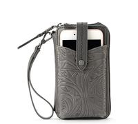 The Sak Silverlake North/South Smartphone Crossbody, Slate Leaf Embossed, One Size