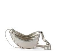 The Sak Tess Leather Crescent Shoulder Bag - Premium Women's Handbag for Everyday & Travel - Adjustable Strap with Zipper Closure - Pyrite