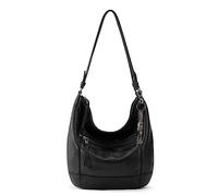 The Sak Women's 107136 Sequoia Leather Hobo, Black, M
