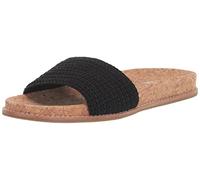 The Sak Women's Mendocino Slide Crochet, Slip On Sandals, Summer Open Toe Shoes, Black, 6 UK