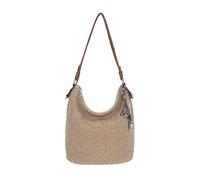 The SAK Women's Sequoia Hobo Bag in Hand-Crochet, Soft & Slouchy Silhouette, Timeless & Elevated Design, Bamboo Static Ii, One Size