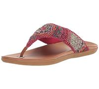 The Sak Women's Shana Crochet Thong Sandal Flat, Sunset Stripe, 5 UK