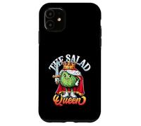 The Salad Queen Funny Salad Lover Lettuce Healthy Eating Case for iPhone 11