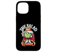 The Salad Queen Funny Salad Lover Lettuce Healthy Eating Case for iPhone 15