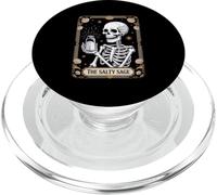The Salty Sage Skeleton With Salt Shaker Occult Humor PopSockets PopGrip for MagSafe