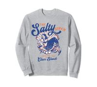 The Salty Siren Cocktail Bar & Clam Shack Cute Mermaid Pinup Sweatshirt