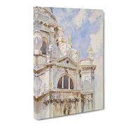 The Salute, Venice By John Singer Sargent Canvas Print | Gallery Wrapped 30mm Frame Wall Art | 20x14 inches | Ready to Hang | Classic Picture | Living Room Bedroom Lounge Office
