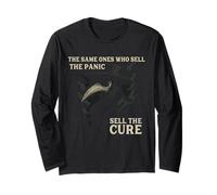 The Same Ones Who Sell The Panic Sell The Cure Plague Doctor Long Sleeve T-Shirt