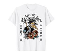 The Same Ones Who Sell The Panic Sell The Cure Plague Doctor T-Shirt