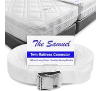 The Samuel Twin to King Mattress Strap - Twin Connector for Converting Split Twins or Twin XL to King | 33ft Long Mattress Joiner Connecting Belt - Convert Twin Beds into King - Twin To King Convertor