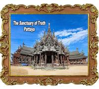 The Sanctuary of Truth Pattaya Thailand Refrigerator Magnet Tourism Souvenir Fridge 3D Decoration Craft Collection