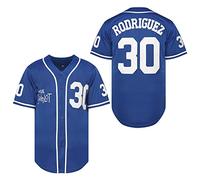 The Sandlot Benny Jersey The Jet Rodriguez Michael Squints Palledorous Alan Yeah-Yeah McClennan Movie Baseball Jersey, 30 Rodriguez Blue, XXXL