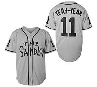 The Sandlot Benny Jersey The Jet Rodriguez Michael Squints Palledorous Alan Yeah-Yeah McClennan Movie Baseball Jersey - grey - XXL