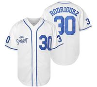 The Sandlot Benny The Jet Rodriguez Michael Squints Palledorous Alan Yeah-Yeah McClennan Bel Air 3D Print Baseball Jersey, 30-blue White, XL