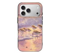 The Sandpiper Birds on Beach Cover Compatible with iPhone 17 | Classic Protection Suitable for iPhone 17 Pro
