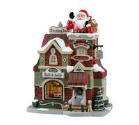 Lemax Christmas Village The Santa Shop Battery Operated Led -35039