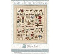 The Santa, The Tree, The Turkey and Me Pattern by Hatched and Patched