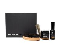 THE SARDAR CO Beard Care Starter Gift Set | Complete Beard Grooming Kit for Men | Beard Oil Beard Balm Beard Brush & Beard Comb | Premium Gift Box | Coconut & Vanilla Scent