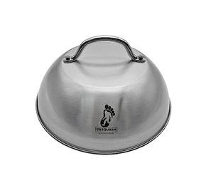 The Sasquash - Heavy Duty 9" Wide Smashed Burger Melting Cheese Dome - Commercial Grade Stainless Steel Basting and Steaming Cover