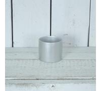 The Satchville Metallic Silver Cylinder
