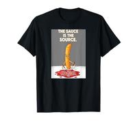 The Sauce is Source French Fry Funny Magic Ketchup Witty Art T-Shirt