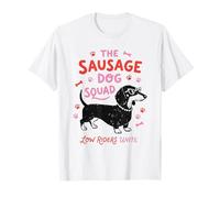 The Sausage Dog Squad Low Riders Unite Dachshund T-Shirt