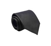 THE SAVILE ROW COMPANY LONDON Men's 100% Recycled Polyester Tie - Black