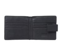 Men's Black Leather Classic Tab Wallet - Savile Row Company