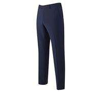 THE SAVILE ROW COMPANY LONDON Men's Classic Fit Wool-Blend Suit Trousers, Navy, 44" 33"
