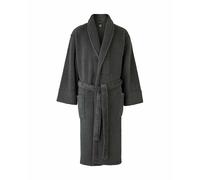 THE SAVILE ROW COMPANY LONDON Men's Lightweight Super Soft Warm Fleece Bath Robe Dressing Gown - Charcoal - XX-Large