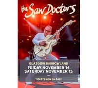 The Saw Doctors Glasgow A3 Print Poster Wall Art Home Decor Album Gift Present Photo Living Room Dining Room Bedroom Unframed Concert Tour Gig Live