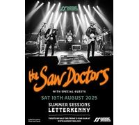 The Saw Doctors Letterkenny 2025 A4 Print Poster Wall Art Home Decor Album Gift Present Photo Living Room Dining Room Bedroom Unframed Concert Tour Gig Live Studio